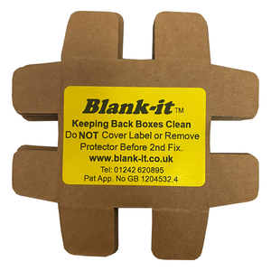 1 Gang Single Blank-It Socket Protectors - Pack of 50